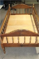 Antique Wooden Folding Crib 51.5x31x22H
