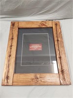 Barbed Wire Picture Frame