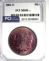 1901-O Morgan PCI MS65+ Fantastic Color