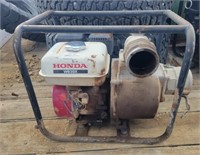 Honda "WB30X" Trash Pump, Unknown Working Order