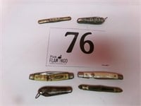 COLLECTION OF POCKET KNIVES USED