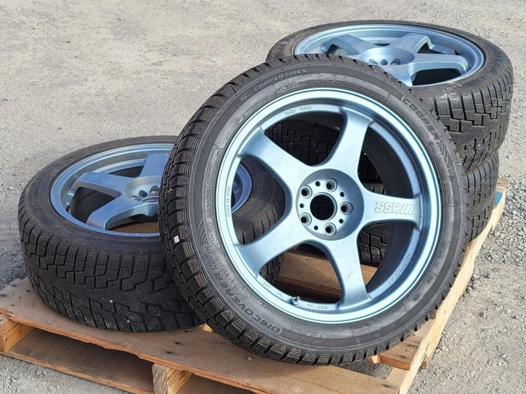 Set of 235 / 45R18 Cooper Tires on SSR Rims