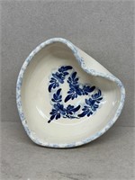 Heart-shaped handcrafted pottery Marshall Texas