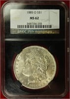 1885-O Morgan Dollar NGC MS62