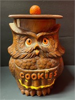 Treasure Craft Ceramic Owl Cookie Jar