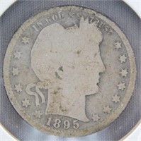 1895-S Liberty Head Quarter.