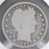 1897 Liberty Head Quarter.