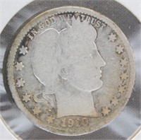 1910-D Liberty Head Quarter.