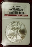 2006 Silver Eagle NGC Gem Uncirculated