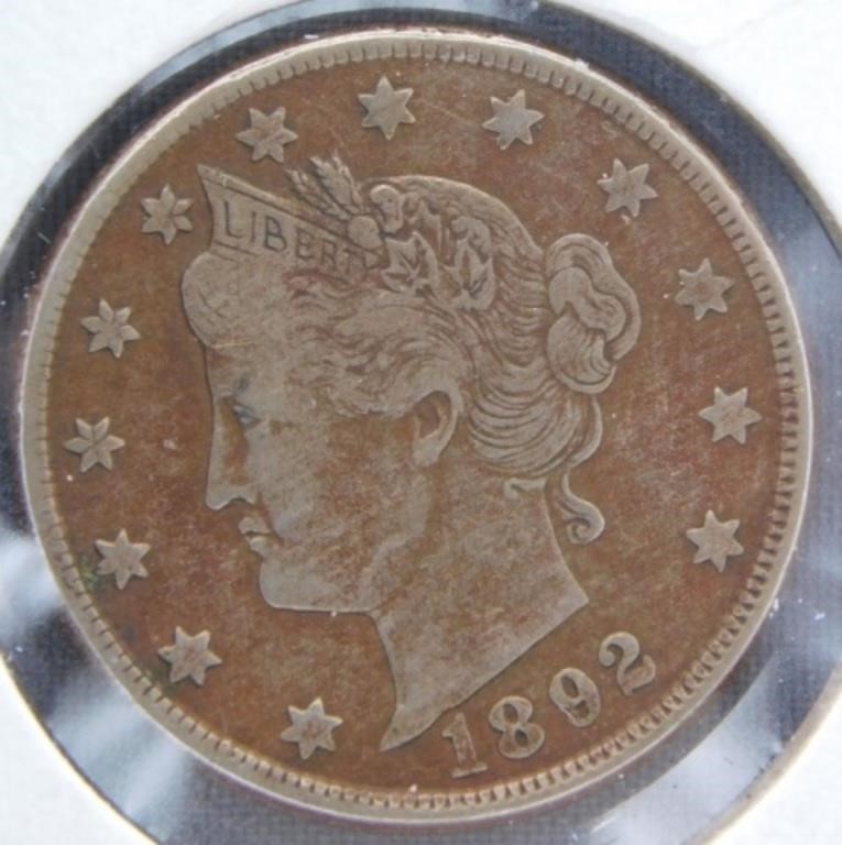 1892 Liberty Head Nickel.