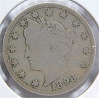 1898 Liberty Head Nickel.