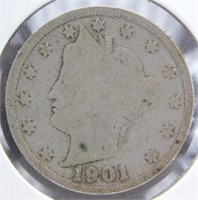 1901 Liberty Head Nickel.