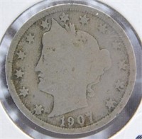 1907 Liberty Head Nickel.