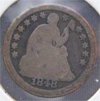 1848-O Half Dime.