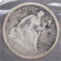 1860 Half Dime.