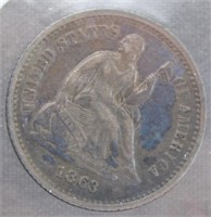 1863 Half Dime.