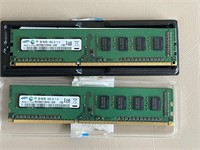 Two Samsung 2 GB RAM Strips 1RX8 PC3