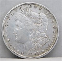 1892-O Morgan Silver Dollar.