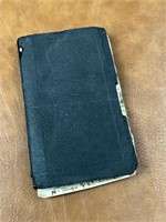 WWII Era Notebook, includes notes over