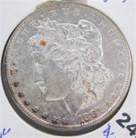 1881-S Morgan Silver Dollar.