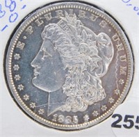 1885-O Morgan Silver Dollar.