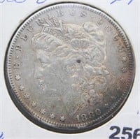 1880-O Morgan Silver Dollar.