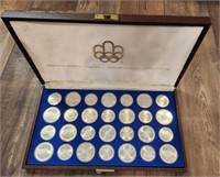 1976 Canadian Olympiad Coin Set - 28 Silver Coins