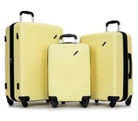 E7761 3 Piece Hardside Luggage Set 20in24in28in.