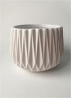 White Ceramic Planter New