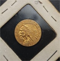 1908 $2.50 Indian Gold Quarter Eagle
