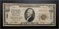 1929 $10 National Currency