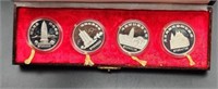 China Pagoda Silver Medals Proof Set