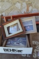 Box of Wooden Picture Frames
