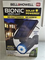 New - 2 Solar Powered - Bionic Spot light