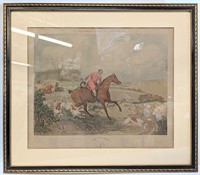 Original Framed Painting From "The Fox Chase"