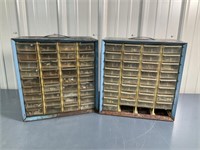 Metal Bins with Contents
