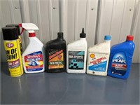 Miscellaneous sprays, oil, flex seal
