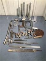 Miscellaneous, Files, C-Clamps, Grinding Stones,