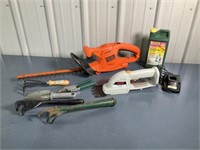 Garden Tools and Insect Spray