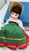 Vintage Madame Alexander Italian Italy Doll w/