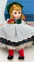 Vintage Madame Alexander Italian Italy Doll w/