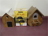 Bird Houses & New Solar Lights