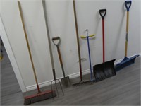 Fork, Rake, Shovels & Broom