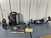 Metal Detector, Coleman Light, Radio, Military