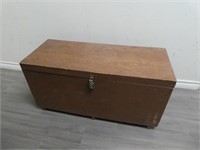 Wooden Storage Box 37" X 15" X 18.5" H