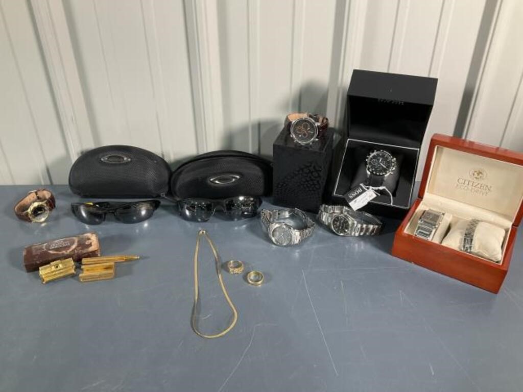 Oakley Glasses and Name Brand Watches, Jewelry