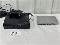 Xbox 360 with charger & controller & PlayStation