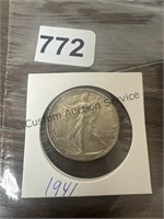 1941 silver liberty half dollar