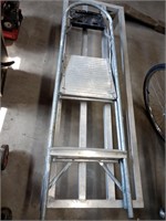 Painter step/ aluminum rack