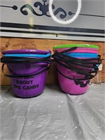 Lot of 12 new trick or treat buckets